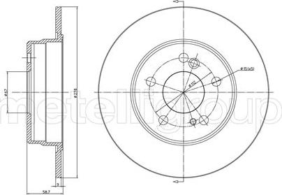 Metelli 23-0299 - Əyləc Diski furqanavto.az