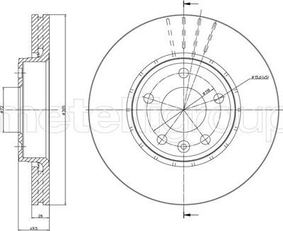 Metelli 23-0798 - Əyləc Diski furqanavto.az