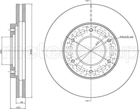 Metelli 23-1058C - Əyləc Diski furqanavto.az