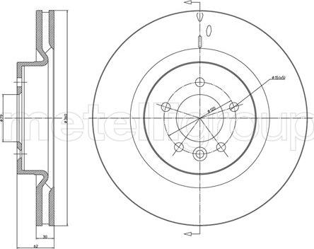 Metelli 23-1067C - Əyləc Diski furqanavto.az