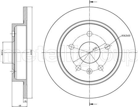 Metelli 23-1008C - Əyləc Diski furqanavto.az