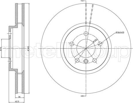 Metelli 23-1030C - Əyləc Diski furqanavto.az