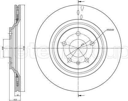 Metelli 23-1020C - Əyləc Diski furqanavto.az