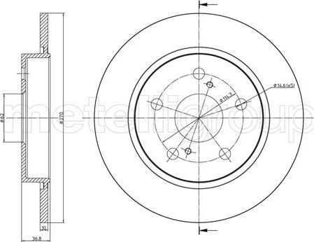 Metelli 23-1022C - Əyləc Diski furqanavto.az