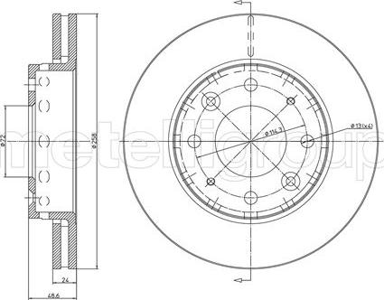 Metelli 23-1128C - Əyləc Diski furqanavto.az