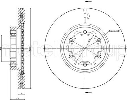 Metelli 23-1178 - Əyləc Diski furqanavto.az