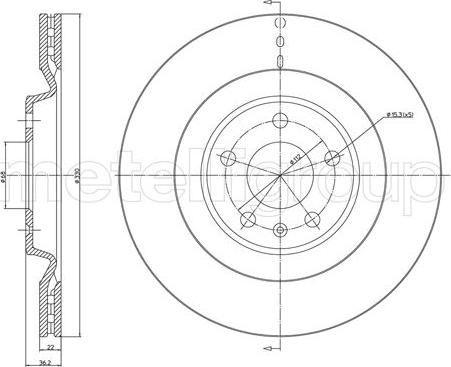 Metelli 23-1315C - Əyləc Diski furqanavto.az