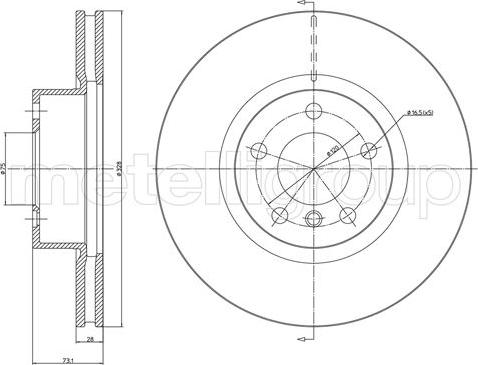 Metelli 23-1260C - Əyləc Diski furqanavto.az