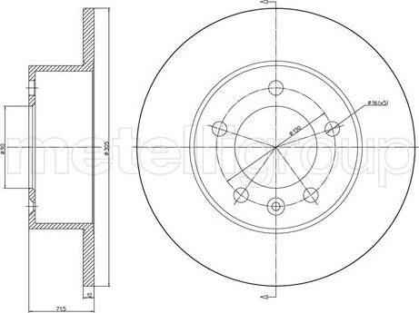 Metelli 23-1287C - Əyləc Diski furqanavto.az