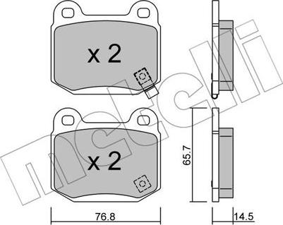 Japanparts JPP-119 - Əyləc altlığı dəsti, əyləc diski furqanavto.az