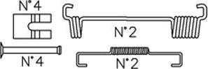 Metelli K394 - Aksesuar dəsti, əyləc başlıqları furqanavto.az