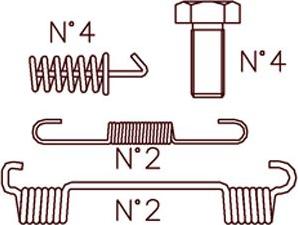 Metelli K376 - Aksesuar dəsti, əyləc başlıqları furqanavto.az