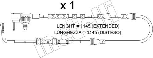 Metelli SU.384 - Xəbərdarlıq Kontakt, əyləc padinin aşınması furqanavto.az