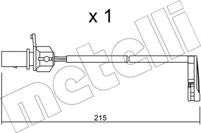 Metelli SU.291 - Xəbərdarlıq Kontakt, əyləc padinin aşınması www.furqanavto.az