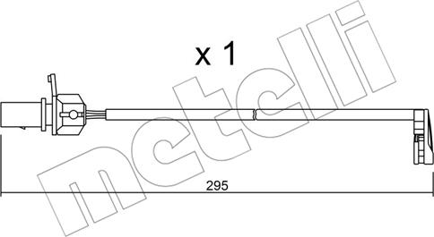 Metelli SU.224 - Xəbərdarlıq Kontakt, əyləc padinin aşınması www.furqanavto.az