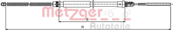 Metzger 491.5 - Kabel, dayanacaq əyləci furqanavto.az