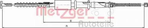 Metzger 461.14 - Kabel, dayanacaq əyləci furqanavto.az