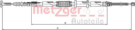 Metzger 461.11 - Kabel, dayanacaq əyləci furqanavto.az