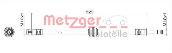 Metzger 4111811 - Əyləc şlanqı furqanavto.az