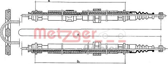 Metzger 431.2 - Kabel, dayanacaq əyləci furqanavto.az