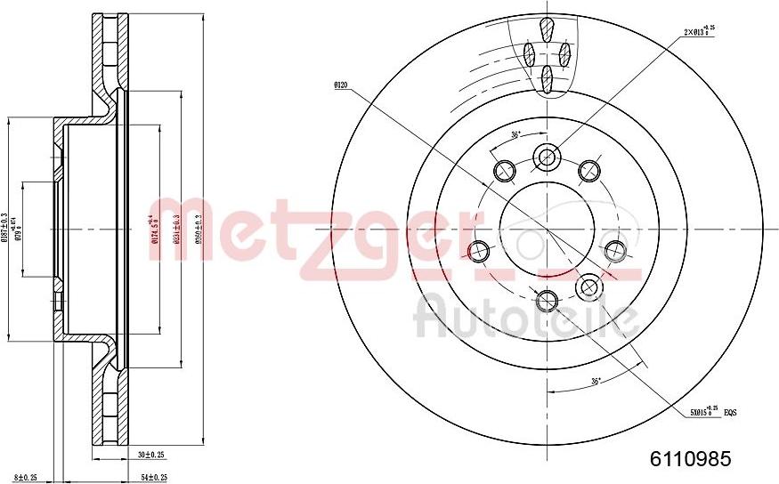 Metzger 6110985 - Əyləc Diski furqanavto.az