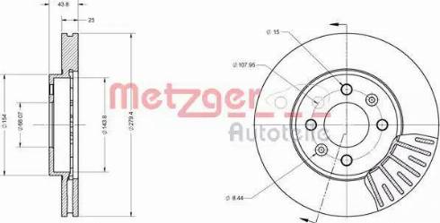 Metzger 6110552 - Əyləc Diski furqanavto.az