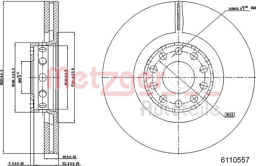 Metzger 6110557 - Əyləc Diski furqanavto.az