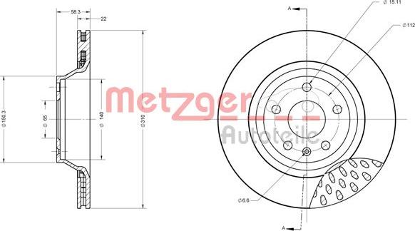 Metzger 6110512 - Əyləc Diski furqanavto.az