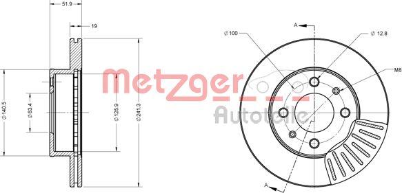 Metzger 6110618 - Əyləc Diski furqanavto.az