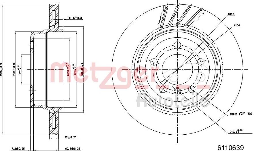 Metzger 6110639 - Əyləc Diski furqanavto.az