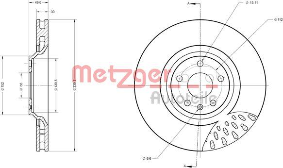 Metzger 6110631 - Əyləc Diski furqanavto.az