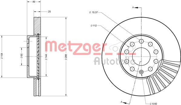 Metzger 6110021 - Əyləc Diski furqanavto.az