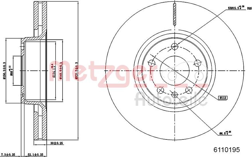 Metzger 6110195 - Əyləc Diski furqanavto.az