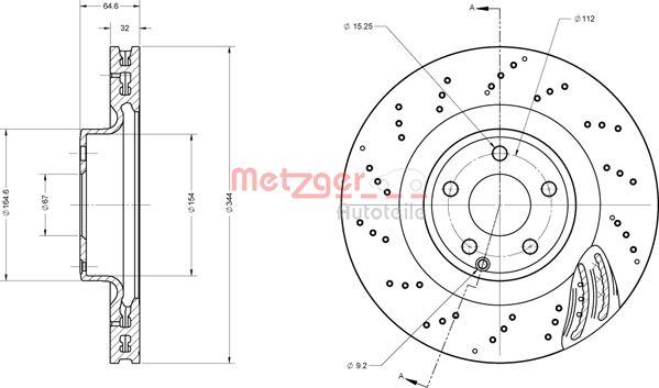 Metzger 6110832 - Əyləc Diski furqanavto.az