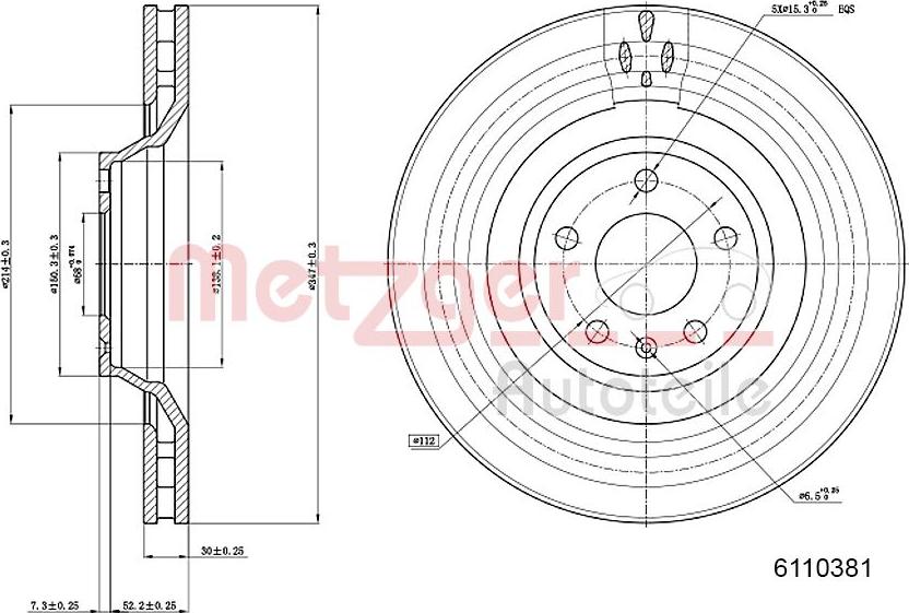 Metzger 6110381 - Əyləc Diski furqanavto.az