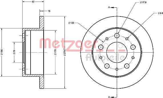 Metzger 6110338 - Əyləc Diski furqanavto.az