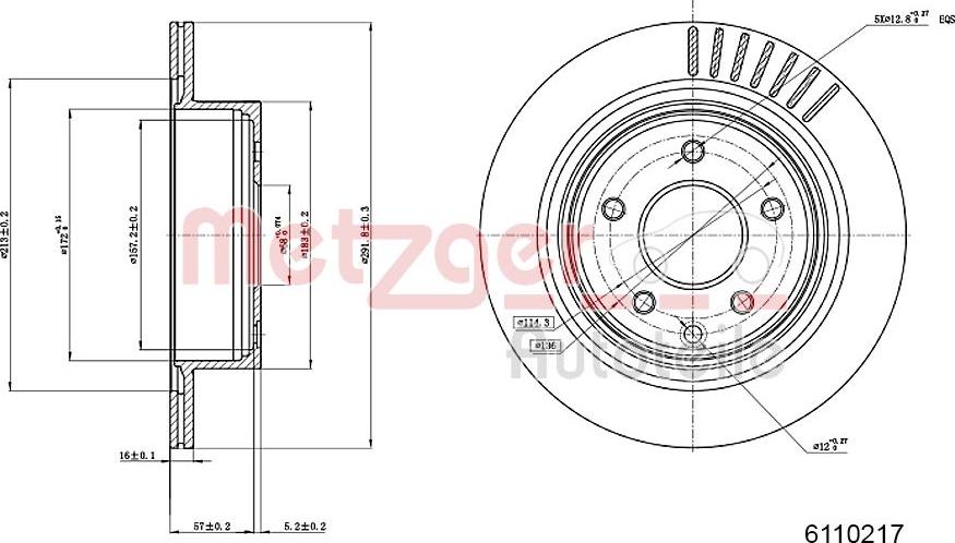 Metzger 6110217 - Əyləc Diski furqanavto.az