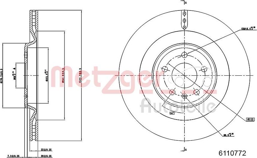 Metzger 6110772 - Əyləc Diski furqanavto.az