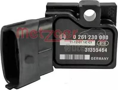 Metzger 0906033 - Sensor, təzyiqi artırın furqanavto.az