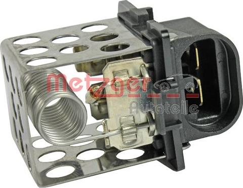 Metzger 0917132 - Ön rezistor, elektromotor radiator fanatı furqanavto.az