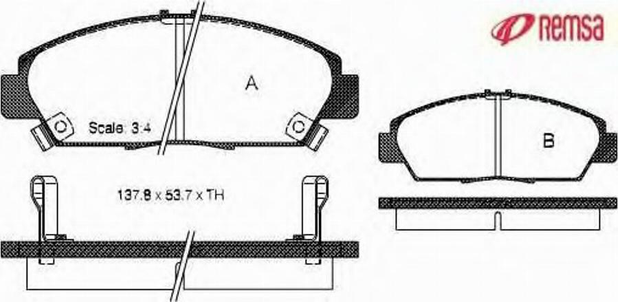 Metzger 040602 - Əyləc altlığı dəsti, əyləc diski furqanavto.az