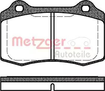 Metzger 1170725 - Əyləc altlığı dəsti, əyləc diski furqanavto.az