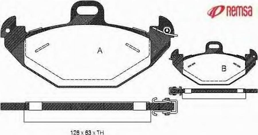 Metzger 068600 - Əyləc altlığı dəsti, əyləc diski furqanavto.az