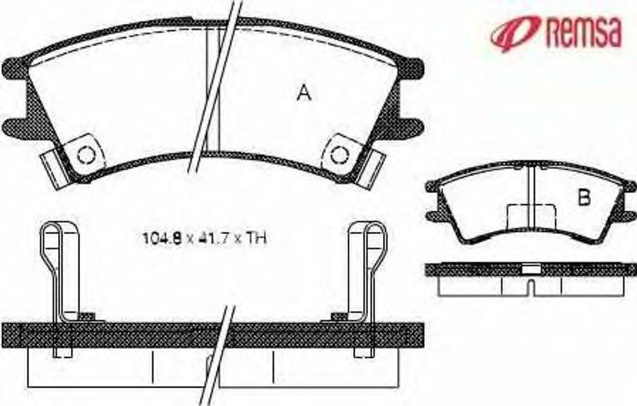 Metzger 0675.02 - Əyləc altlığı dəsti, əyləc diski furqanavto.az