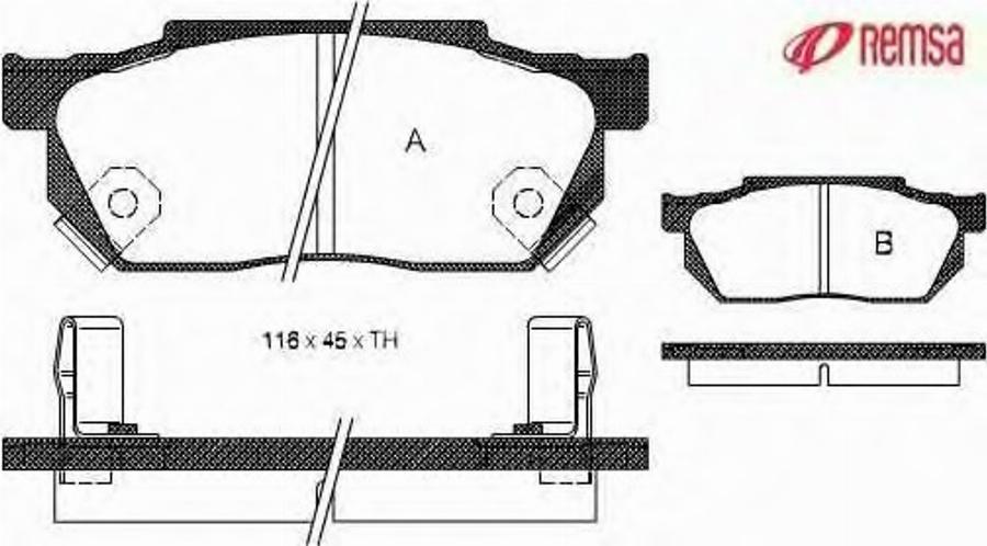 Metzger 019302 - Əyləc altlığı dəsti, əyləc diski furqanavto.az