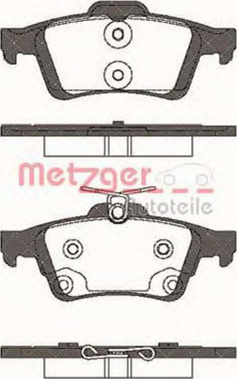 Metzger 084270 - Əyləc altlığı dəsti, əyləc diski furqanavto.az