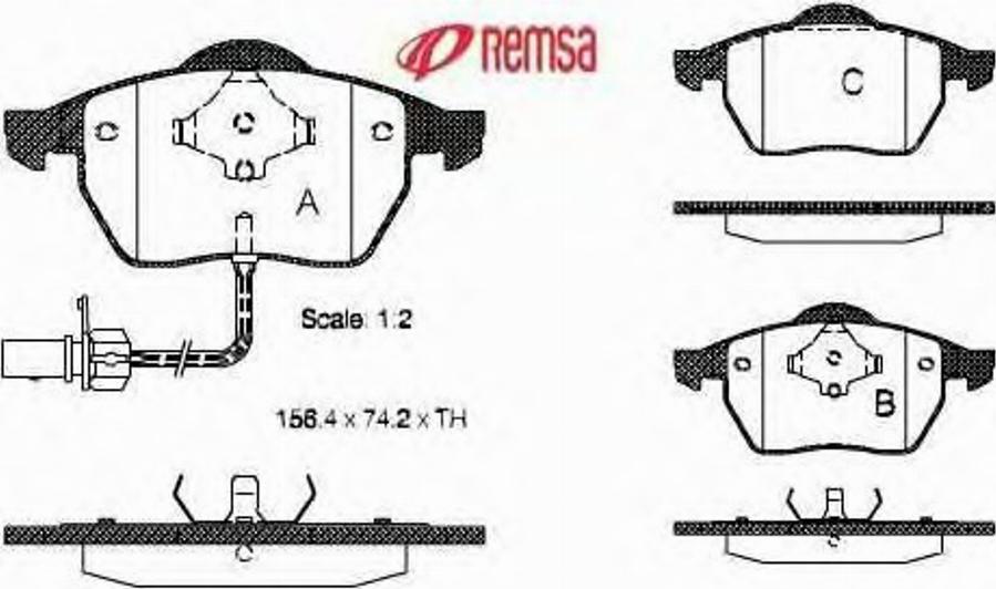 Metzger 0390.11 - Əyləc altlığı dəsti, əyləc diski furqanavto.az