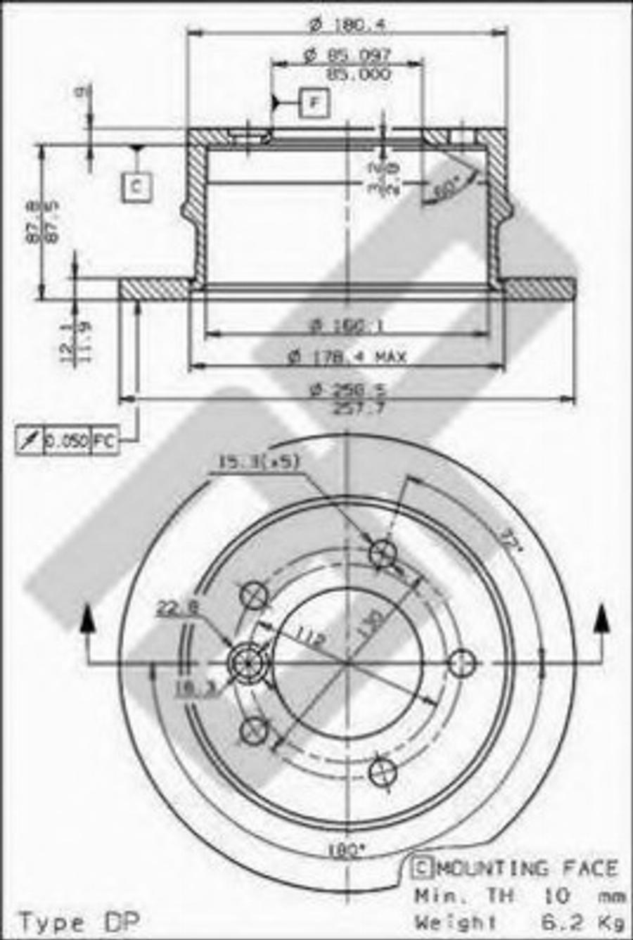 Metzger 14811 - Əyləc Diski furqanavto.az