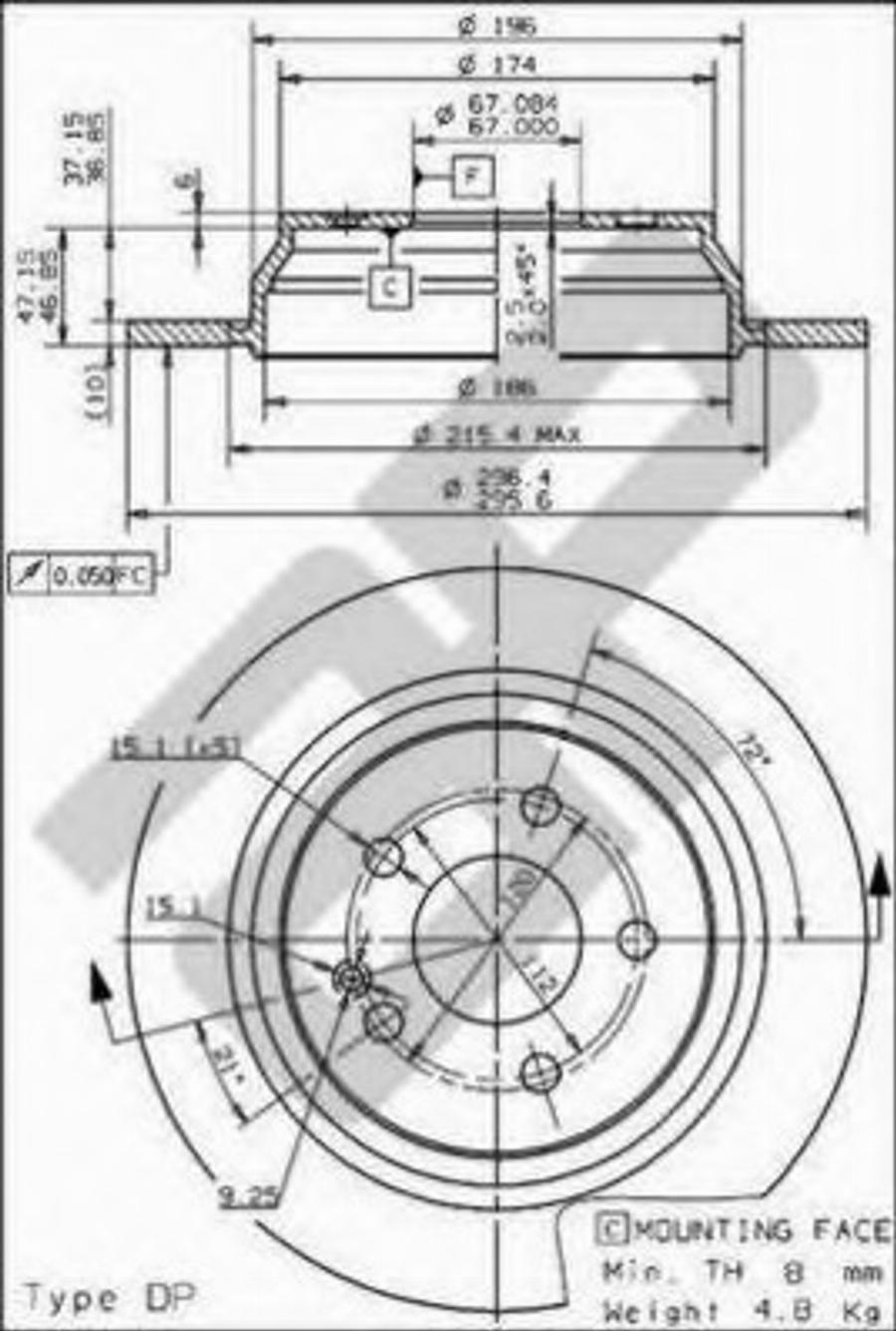 Metzger 14835 - Əyləc Diski www.furqanavto.az