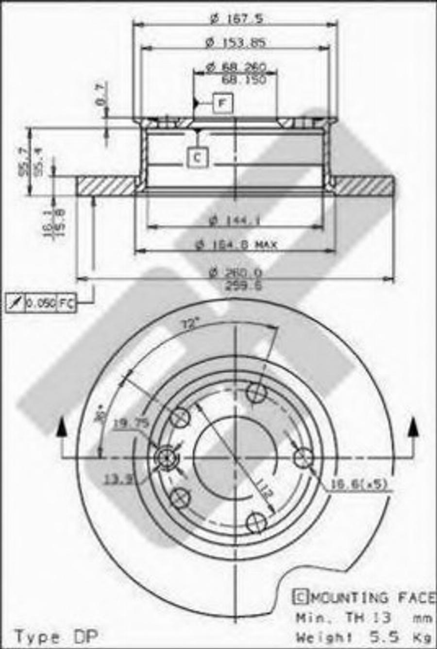 Metzger 14353 - Əyləc Diski furqanavto.az